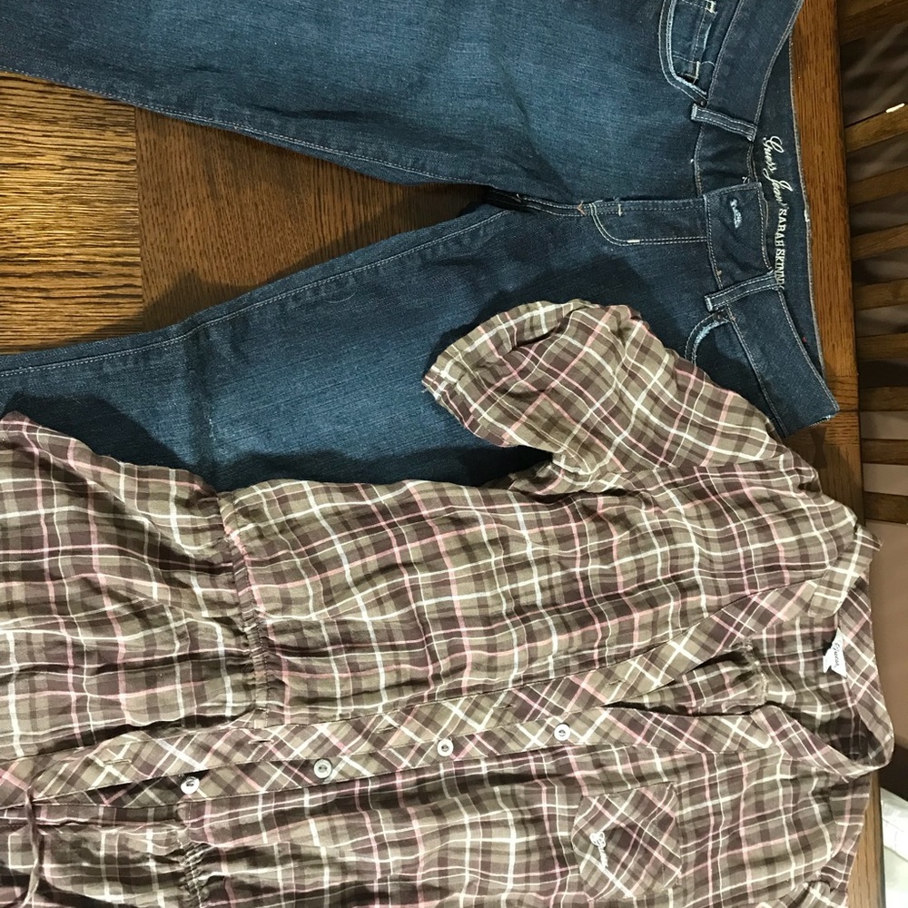 GUESS OUTFIT!! Jeans & shirt